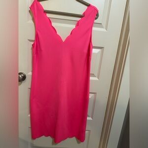 Lilly Pulitzer Pink Scalloped Dress size M